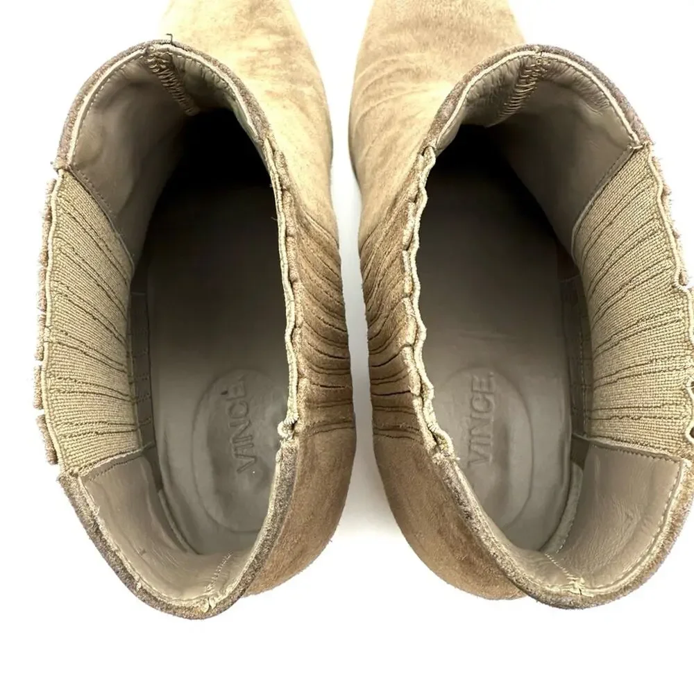 Vince Haider Ankle Bootie Flint Suede 8